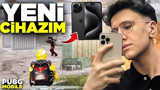 YENİ CİHAZIM!! İPHONE 15 PRO MAX - PUBG MOBİLE