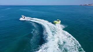 Water Sports drone footage sofa Crete Chersonissos