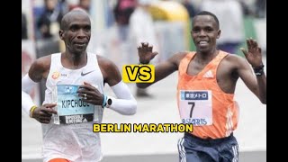 Eliud Kipchoge VS Amos Kipruto in a tough Berlin Marathon 2023 battle