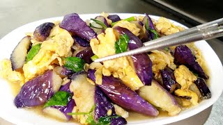 cobalah..!! cara masak tumis terong ungu ala taiwan