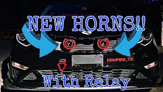 How To Install Aftermarket Horns (Hella + RELAY!!)