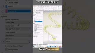 Swept command in SolidWorks #shorts