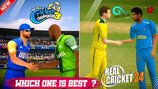 Wcc3 Vs Real Cricket 24 | Which One Is Best Mobile Cricket Game For Android  | Wcc3 Vs RC24 Part-1