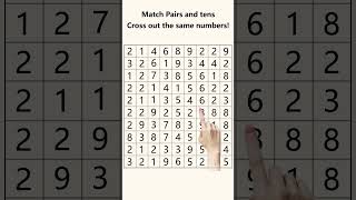 Number Match - 10 & Pairs - Match Pairs and tens! - EN