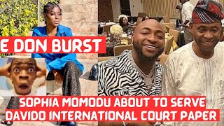 JUST IN:Sophia momodu about to serve davido another court papers for not meeting her demands#davido