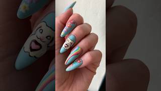 RAINBOW SPRING NAIL ART #nailart #naildecoration #nails