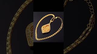 name of Allah so beautiful gold pendant set