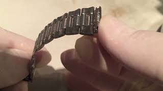 How I clean my Casio A158W watch metal band