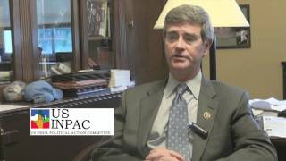 USINPAC - Rep. Brad Miller (D-NC) with a message for USINPAC