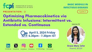 Optimizing Pharmacokinetics via Antibiotic Infusions: Intermittent vs. Extended vs. Continuous