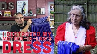 I Destroyed My Mother-In-Law's New Dress - DadSews