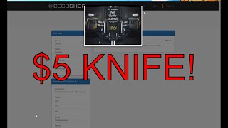 KNIFE FOR $5! CSGOShop Knife Case and More! #2