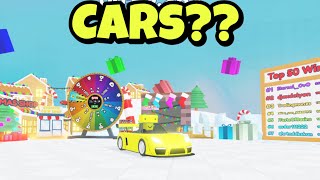 CARS IN RACE CLICKER?? (Roblox 2 months late)