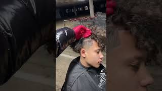 CUTTING HAIR IN A CARPARK😱💈