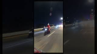 Benelli302s night ride