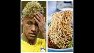 Неймар прическа макароны 2018 лучшие мемы:смех до слёз!★Neymar hairstyle pasta!