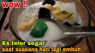 LAGI SUNTUK !! JAJAN ES TELER AJA DI KEDAI SRAGEN SEHAT !! 😁😁