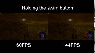 Shadow Man PC - Swim FPS Differences