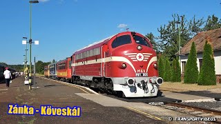 2024.08.11.- Személyvonat Nohabbal (M61.001), és Bz szerelvénnyel (Bzx-BDzx-Bzmot) Zánka-Köveskálon!