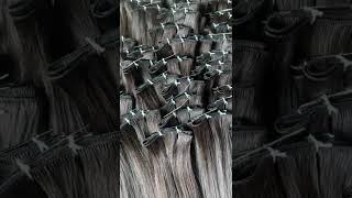 Hand tied weft