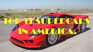 New Top 11 Supercars In America