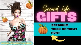 Second Life 2022  l  Gifts Seraphim Trick or Treat  l  Sandra8675 Lifestyle Lifestyle Videos