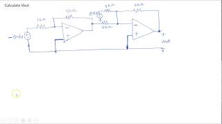 Example 1: Cascaded Op Amp circuit