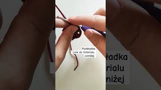 Podkładka na szydełku Zobacz tutorial Link #shorts