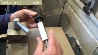 Tool post tapping holder