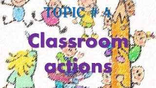 Англо-український відеословник на тему "дії в класі"