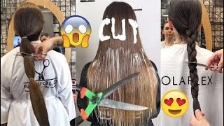 Extreme Long Hair Cutting Transformation For Women Extreme Haircuts  | Makeup Compilation Instagram