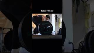 Deadlift 290x3 RPE air (15 yo 160bw)