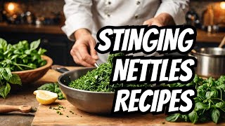 Magic of Stinging Nettles in Asian Pesto & Italian Soup Recipes