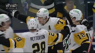 Penguins @ Blue Jackets | Rakell Scores on the backhand... AS THEY BLOW A 3-1 LEAD...