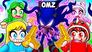 Omz Turns Into DARK Sonic In Roblox Rivals…