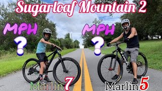 Who hit "A NEW RECORD?" on are Trek Marlins at Sugarloaf Mt.