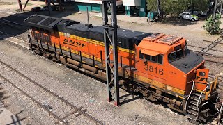 Mix of engines!! Variedad de locomotoras llegando a Valle de Mexico