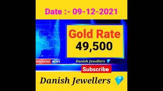 Gold & Silver Rate Today 09-12-21 | Danish Jewellers