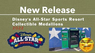 Disney's All-Star Sports Resort NEW Medallions