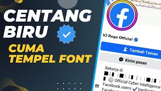 Centang biru fb gratis nama tulisan biru bio facebook