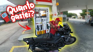 QUANTO GASTEI PRA ENCHER O TANQUE DA TIGER 800 ?