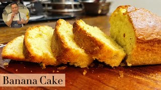 Banana Cake 香蕉蛋糕  | 下午茶时间再来杯黑咖啡不得了 | Mr. Hong Kitchen