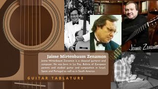 Guitar TAB - Jaime Mirtenbaum Zenamon : Mordente | Tutorial Sheet Lesson #iMn