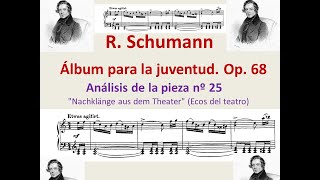 Análisis de El álbum para la juventud de R. Schumann. Pieza nº 25