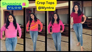 Crop Tops For Jeans 🥰🛍️ Crop Tops Shopping @myntra