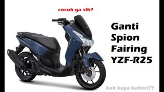 Pasang spion fairing di Lexi