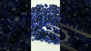 natural blue sapphire feceted gemstone gem for jewellery #shorts #youtubeshorts #jewellery #gems