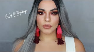 All About My Wig And Red Rose Gold Makeup - IzambellaChr