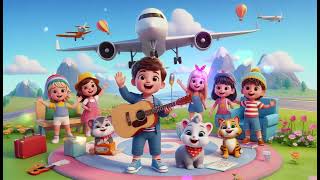 Hello Airplane | @FrozenKidsNurseryRhymes | Cartoon Song