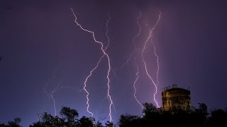 Thunderstorm With Heavy Rain | 8 Hour Ambience | Sounds For Sleeping